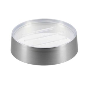 Brushed Aluminum Soap Dish Cup