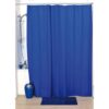 Navy Blue Extra Long Shower Curtain