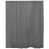 gray shower curtain liner plastic