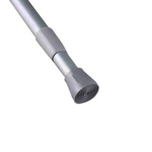 Shower Curtain Rod 28-47 Inches Silver