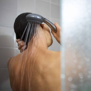 Chrome 8-Spray Multi-Function Handheld Shower Head