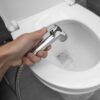 Chrome Handheld Bidet Toilet Sprayer Kit