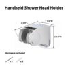 Chrome Wall Mounted Handheld Shower Head Holder