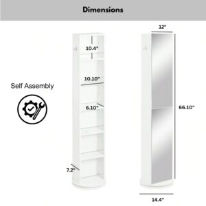 Detailed Dimensions for Compact Storage Solution - A diagram showing the cabinet's exact dimensions, emphasizing its space-saving design with detailed height and width measurements.