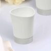 situation Shiny White Bathroom Tumbler Cup or Toothbrush Holder