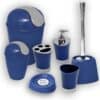 bath set accessories navy blue Bathroom Tumbler Cup