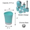 dimension aqua blue Bathroom Tumbler Cup