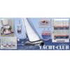 collection Yacht Club Clear Toothbrush Holder Stand for Bathroom Vanity Countertop