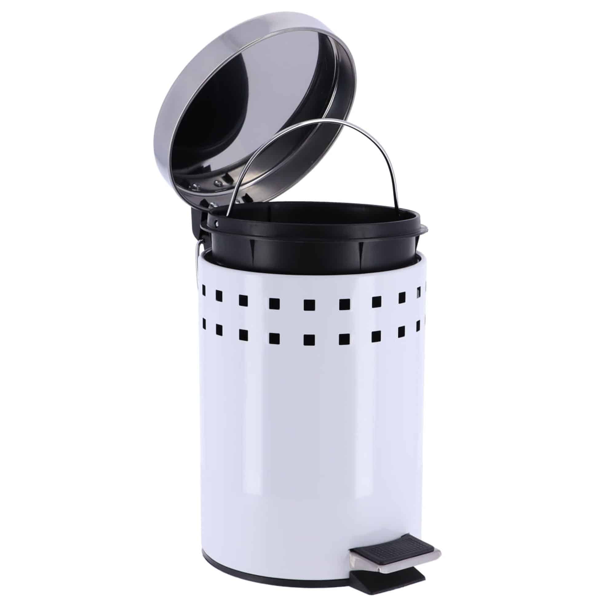 https://evideco.com/wp-content/uploads/2018/09/6502100-White-Round-Metal-Small-Step-Trash-Can-with-Lid-Waste-Bin-3-liters-0.8-gal-2.jpg