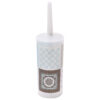 ceramic pattern plastic toilet brush holder