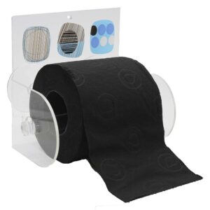 Street Art Toilet Paper Holder One Roll Tissue Dispenser Suction Mounted