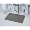 grey bamboo mat