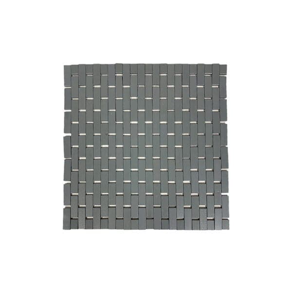 Dark gray bamboo rug bathroom duckboard