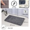 size grey memory foam mat