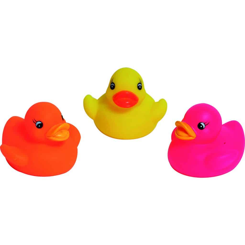 NonToxic Bath Numbered Floating Ducks for Babies and Toddlers Set of10