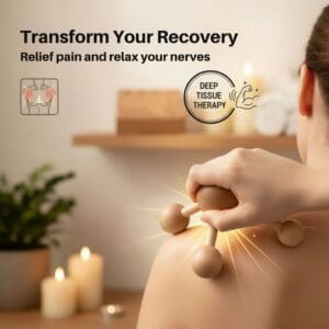 Wooden-Handheld-Massager-with-Four-Rounded-Nodes-for-Relaxation