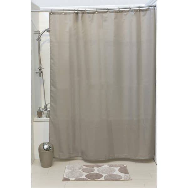 Evideco Design S Fabric Polyester Shower Curtain With 12 Matching