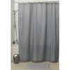 Design S Fabric Polyester Shower Curtain with 12 Matching Rings, Grey