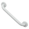 Stainless Steel Bath and Shower Straight Grab Bar - Concealed Mounting Snap Flange - 1 Diameter x 11.8 Length White
