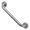 Stainless Steel Bath and Shower Straight Grab Bar - Concealed Mounting Snap Flange - 1 Diameter x 11.8 Length Chrome