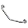 Stainless Steel Bath and Shower Curved Grab Bar - Concealed Mounting Snap Flange - 1 Diameter - 8.86 x 8.86 Length Chrome