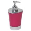 Bathroom Soap and Lotion Dispenser -Chrome Parts- Pink
