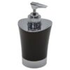 Bathroom Soap and Lotion Dispenser -Chrome Parts- Brown