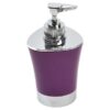 Bathroom Soap and Lotion Dispenser -Chrome Parts -Purple