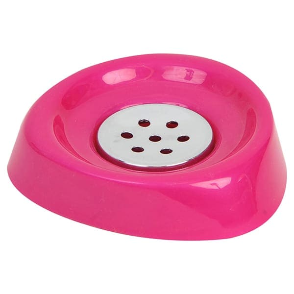 Self Draining Silicone Soap Dish Perfect Pink