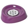 Bathroom Soap Dish Cup -Chrome Parts -Purple