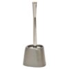Bathroom Free Standing Toilet Bowl Brush with Holder Grey