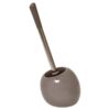 Bathroom Free Standing Toilet Bowl Brush and Holder PISE Taupe