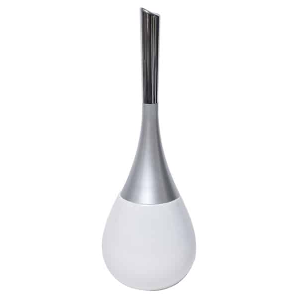 Evideco Bathroom Free Standing Toilet Bowl Brush and Holder Water Drop ...