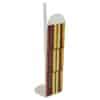 Java Bathroom Freestanding Printed Toilet Tissue Paper Roll Holder Reserve 4 Rolls