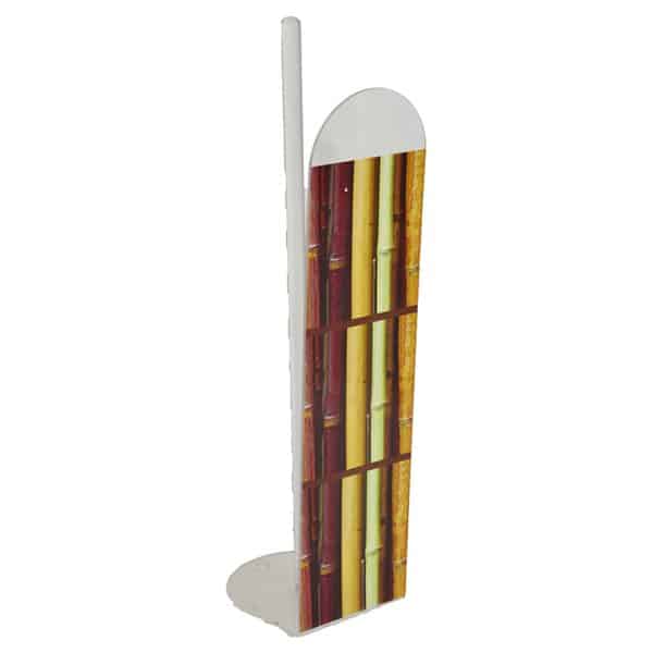 Java Bathroom Freestanding Printed Toilet Tissue Paper Roll Holder Reserve 4 Rolls