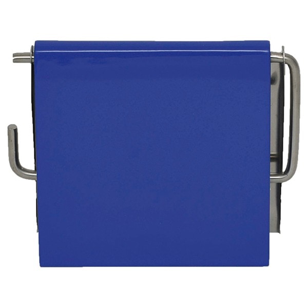 Evideco Wall Mounted Toilet Tissue One Roll Dispenser - Navy Blue