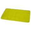 Microfiber Non Skid Bath Mat Rug Rectangular 29.5"L x 17"W Lime Green