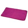 Microfiber Non Skid Bath Mat Rug Rectangular 29.5"L x 17"W Purple