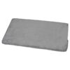 Microfiber Non Skid Bath Mat Rug Rectangular 29.5"L x 17"W Gray