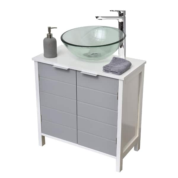 Evideco Non Pedestal Under Sink Storage, Evideco Non Pedestal Bathroom Under Sink Vanity Cabinet Miami White