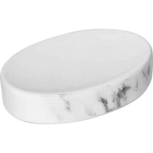 COLLECTION Marble Dolomite Bathroom Soap Dish White