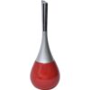 Bathroom Free Standing Toilet Bowl Brush and Holder Water Drop Red