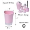 dimension light pink Bathroom Tumbler Cup