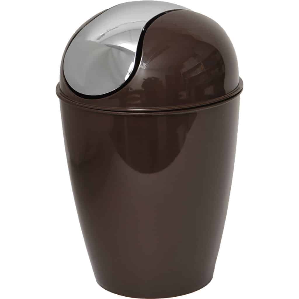 Navy Blue Mini Trash Can for Countertop