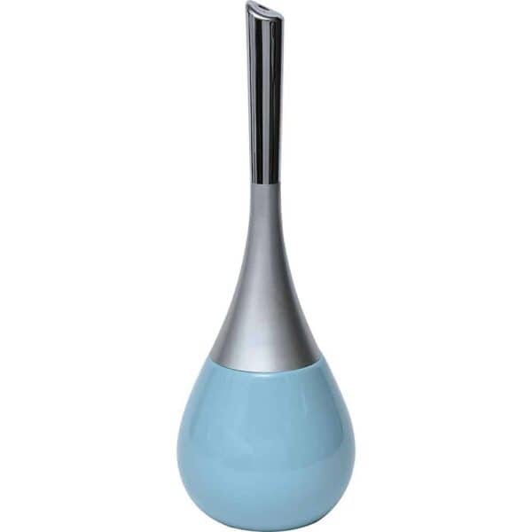 Bath Toilet Bowl Brush Holder with Folding Lid Stainless Steel