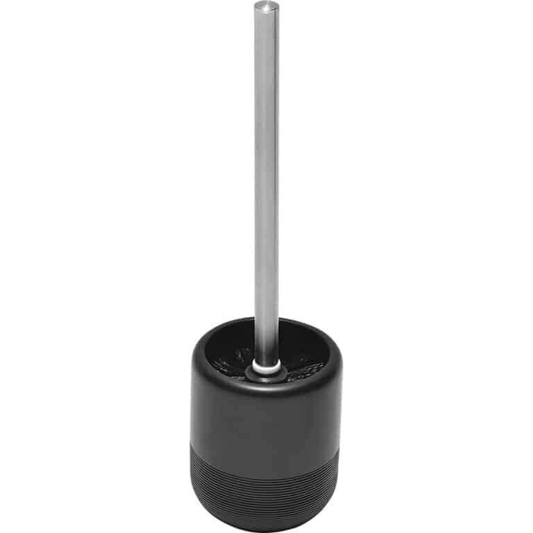 Dublin toilet brush and holder set Black