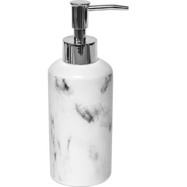 COLLECTION Marble Dolomite Bathroom Soap Dispenser White