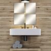 Big Decorative Wall Self Adhesive Shaped Mirrors - Set of 4