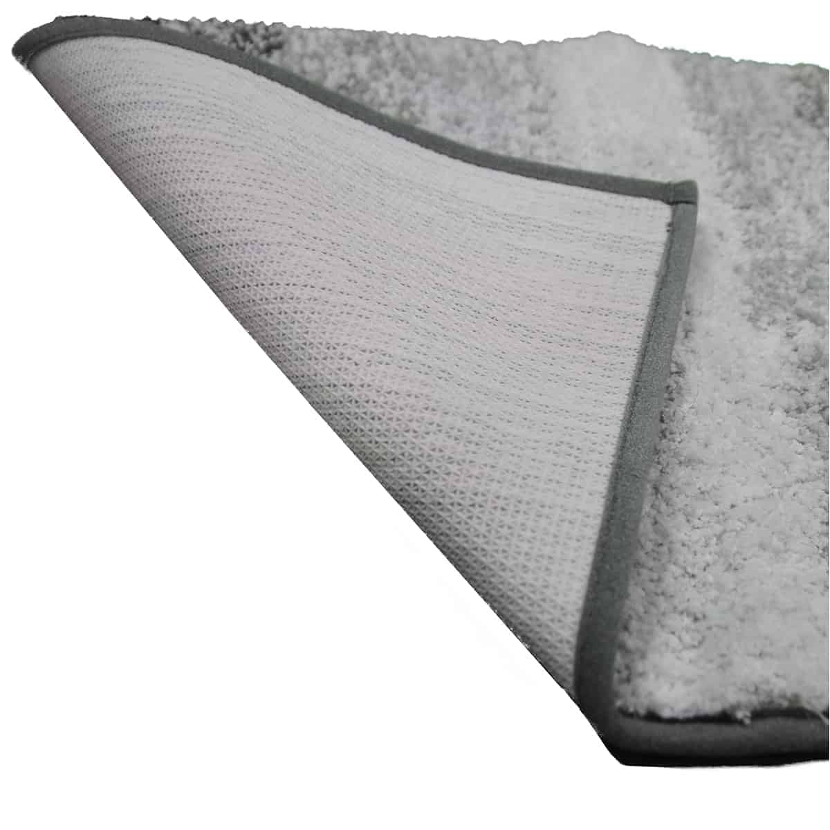 Bath Mat Microfiber Mottled Gray Shades 28" x 20"