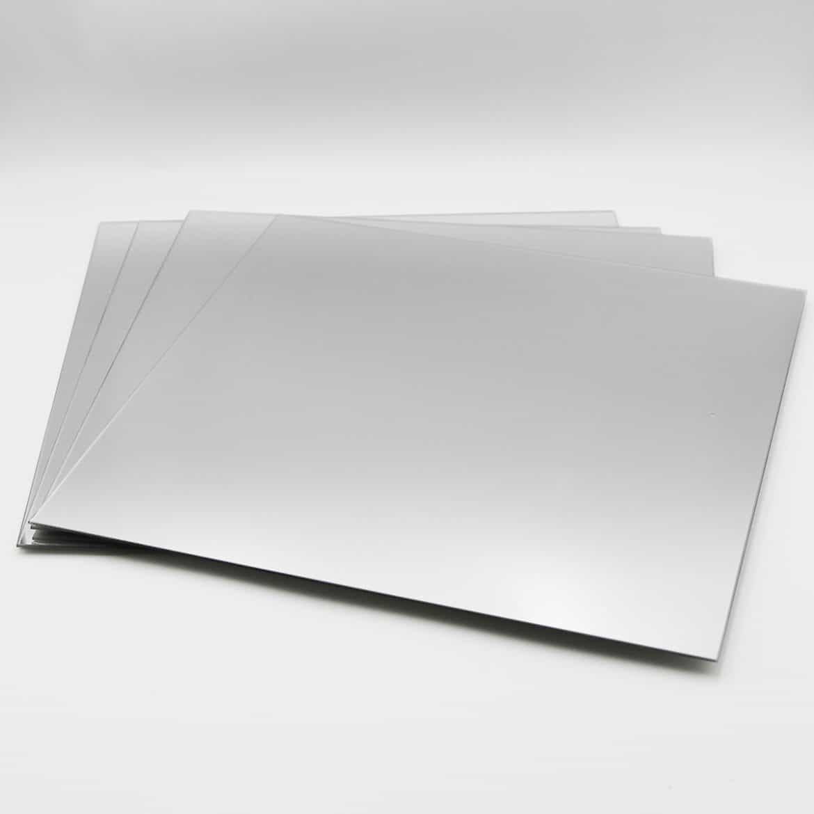 Small Decorative Wall Self Adhesive Shaped Mirrors Set of 4